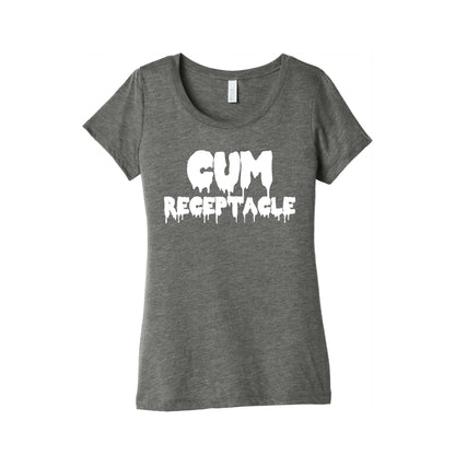 Cum Receptacle Women's Triblend Tee