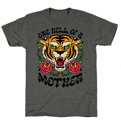 One Hell of a Mother Unisex Triblend Tee