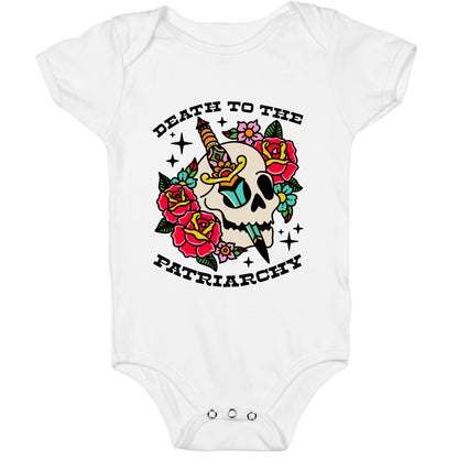 Death to The Patriarchy Baby One-Piece