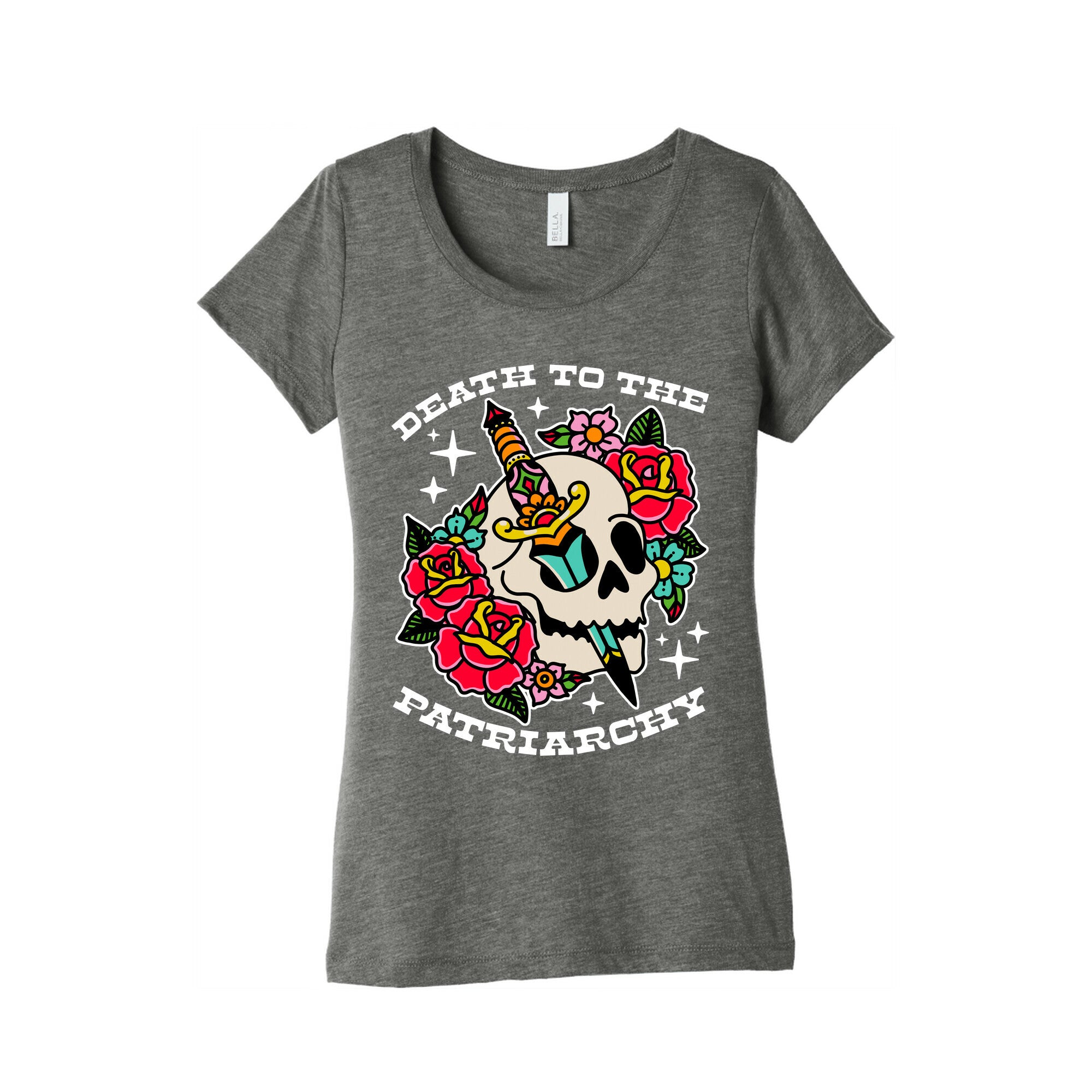 Death to The Patriarchy Women's Triblend Tee