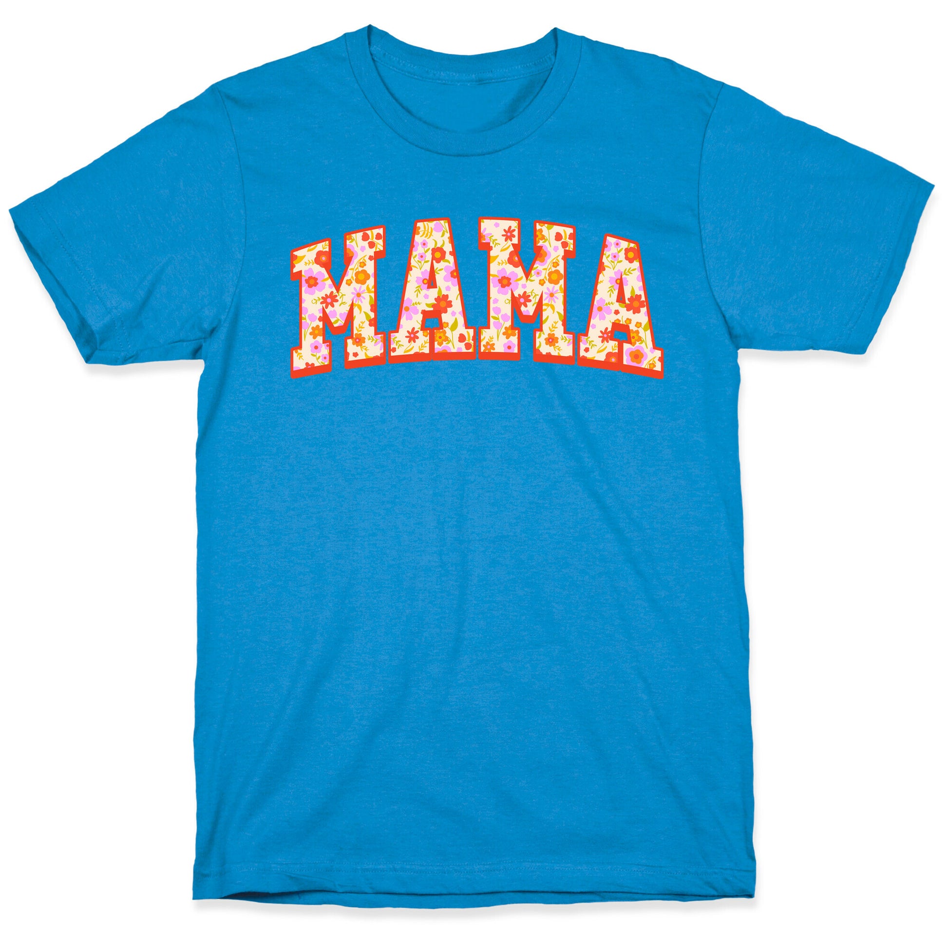 Floral Mama Text T-Shirt