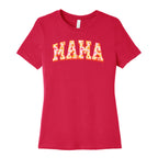 Floral Mama Text Women's Cotton Tee