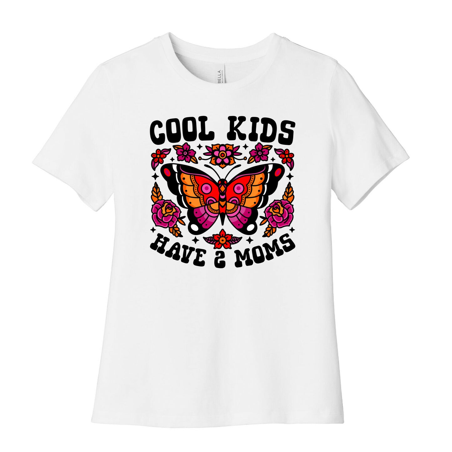 Cool Kids Have 2 Moms Womens Cotton Tee