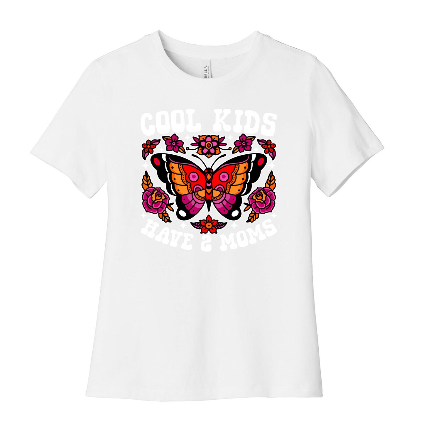 Cool Kids Have 2 Moms Womens Cotton Tee