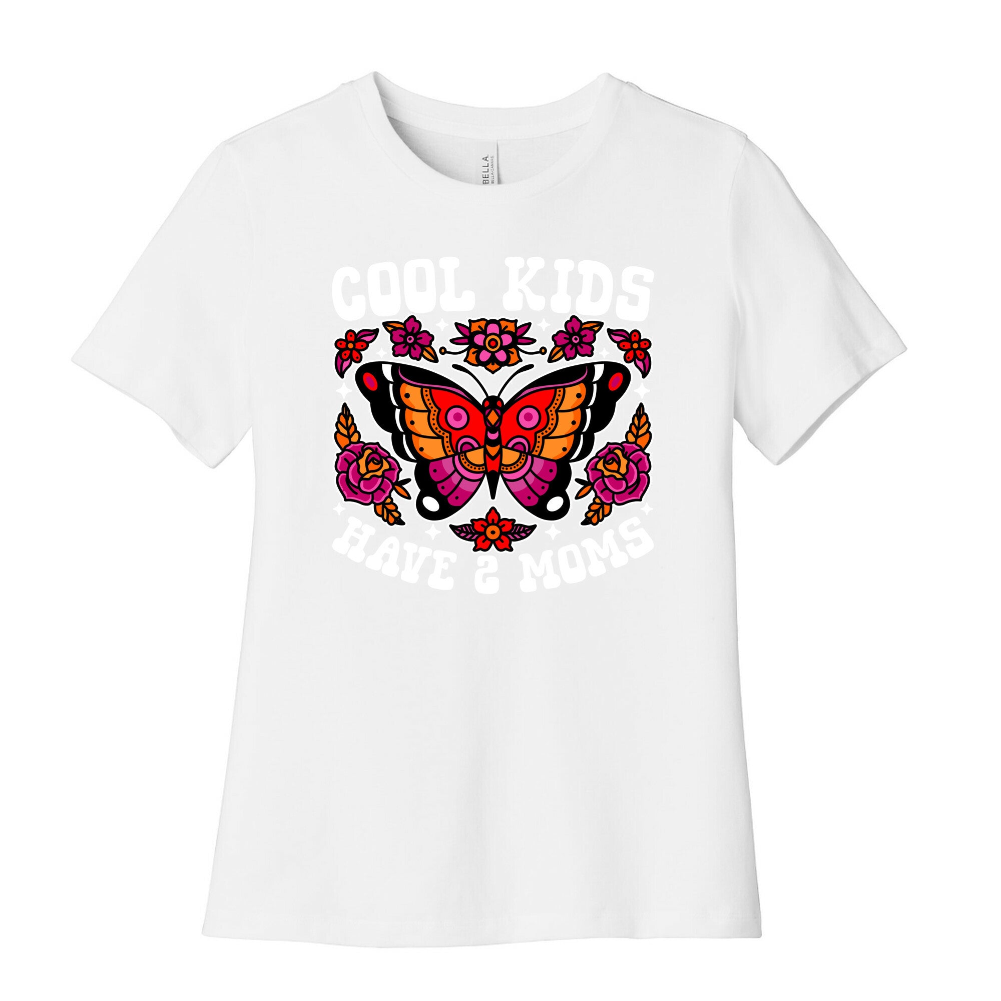 Cool Kids Have 2 Moms Womens Cotton Tee