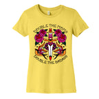 Double The Moms Double The Badass Womens Cotton Tee