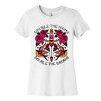 Double The Moms Double The Badass Womens Cotton Tee