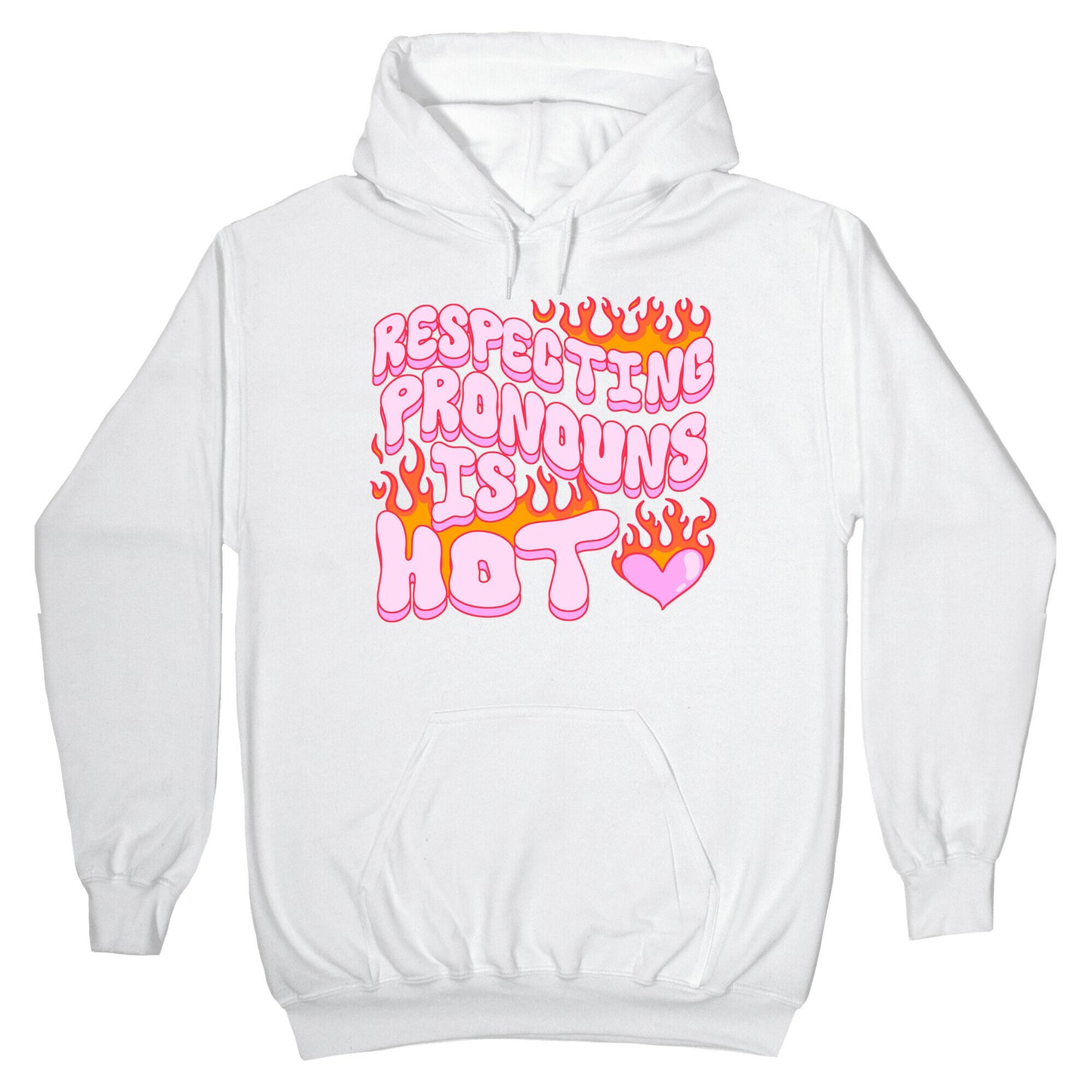 Respecting Pronouns Is Hot Hoodie