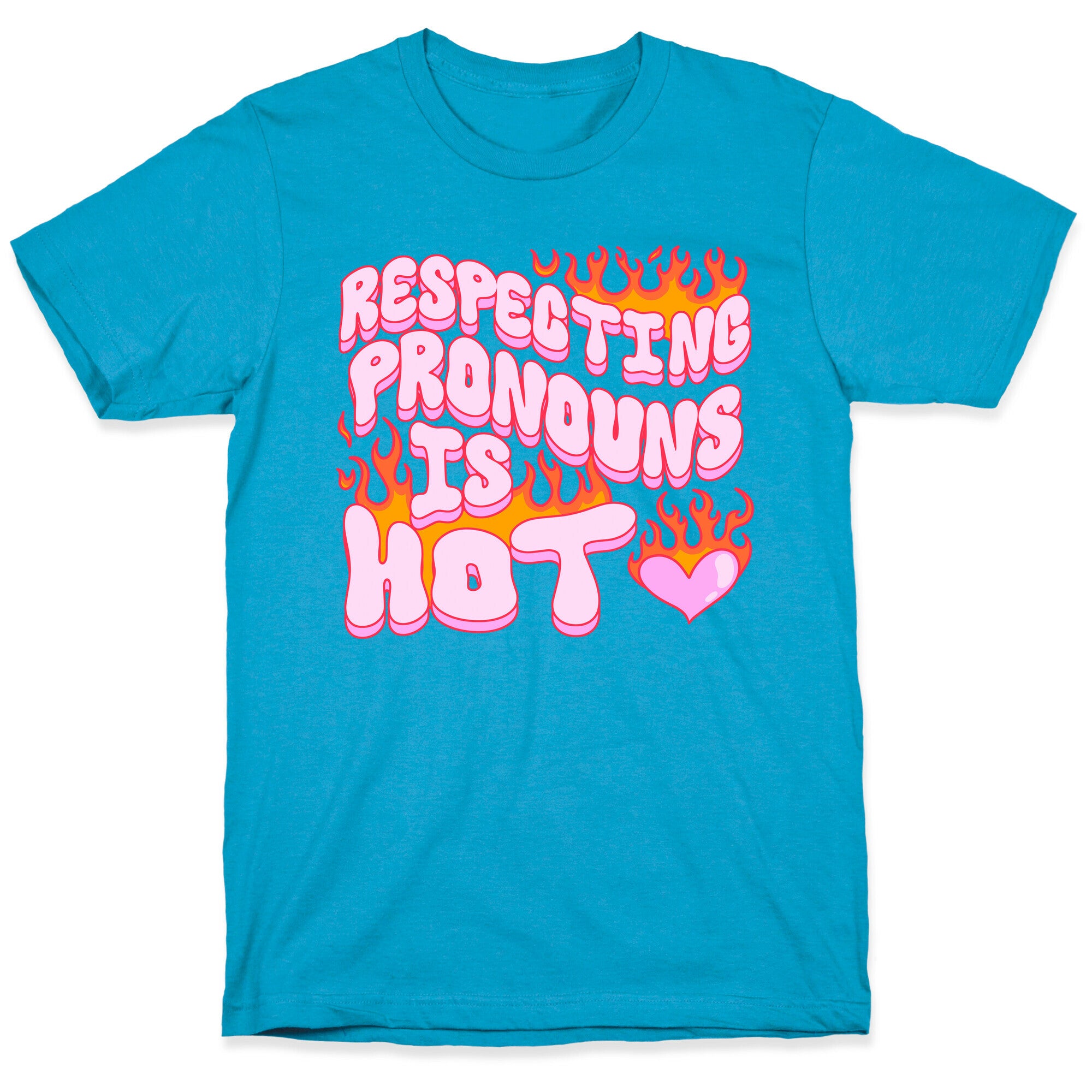 Respecting Pronouns Is Hot Unisex Triblend Tee