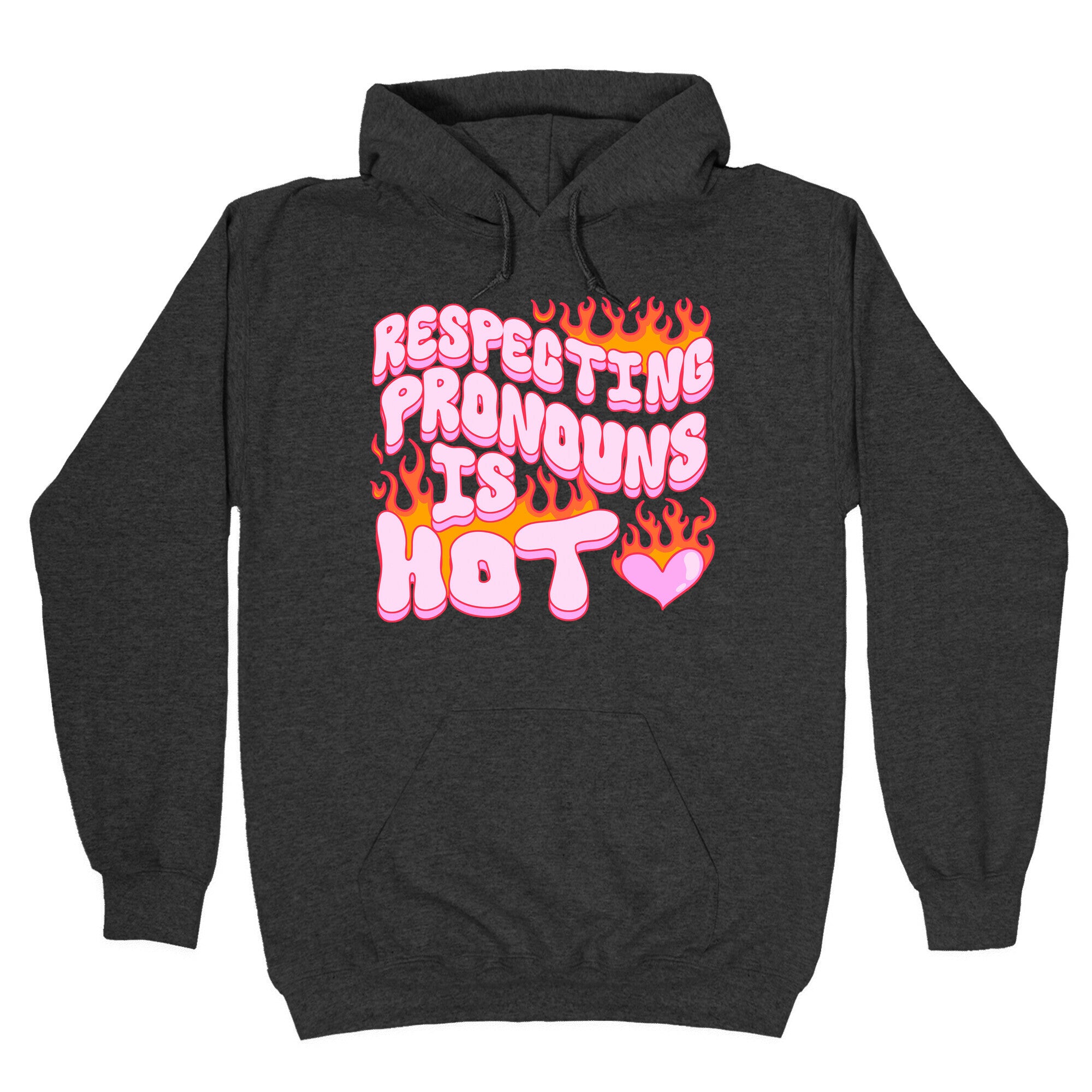 Respecting Pronouns Is Hot Hoodie