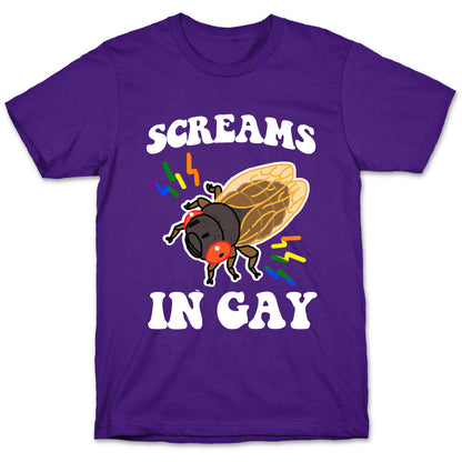 Screams in Gay T-Shirt