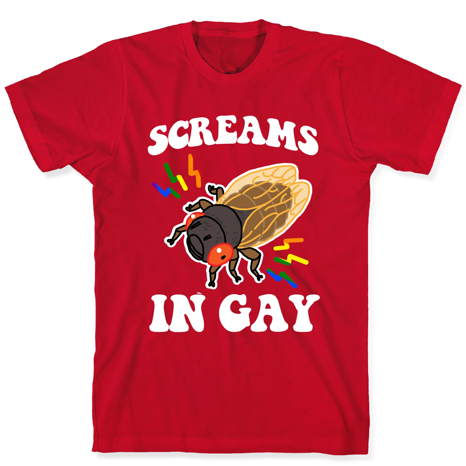 Screams in Gay T-Shirt
