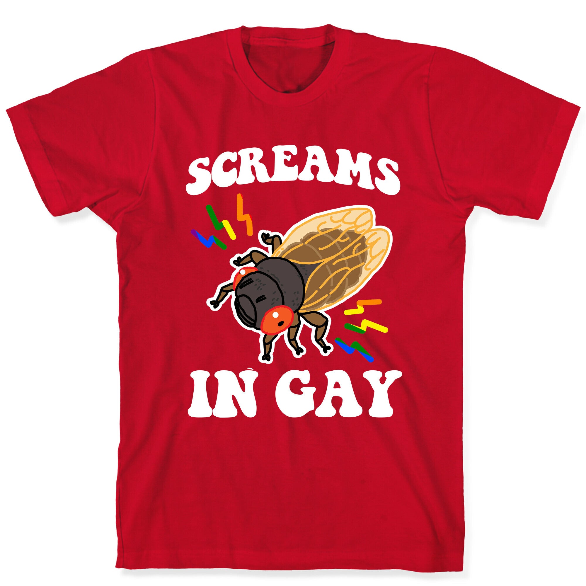 Screams in Gay T-Shirt