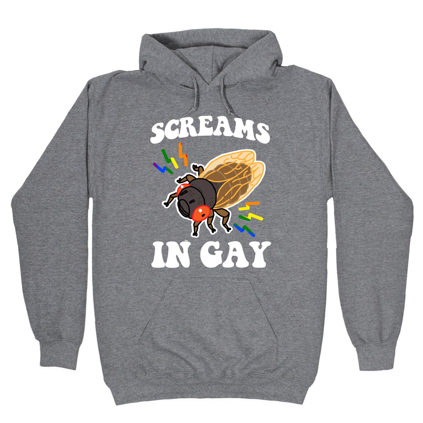 Screams in Gay Hoodie