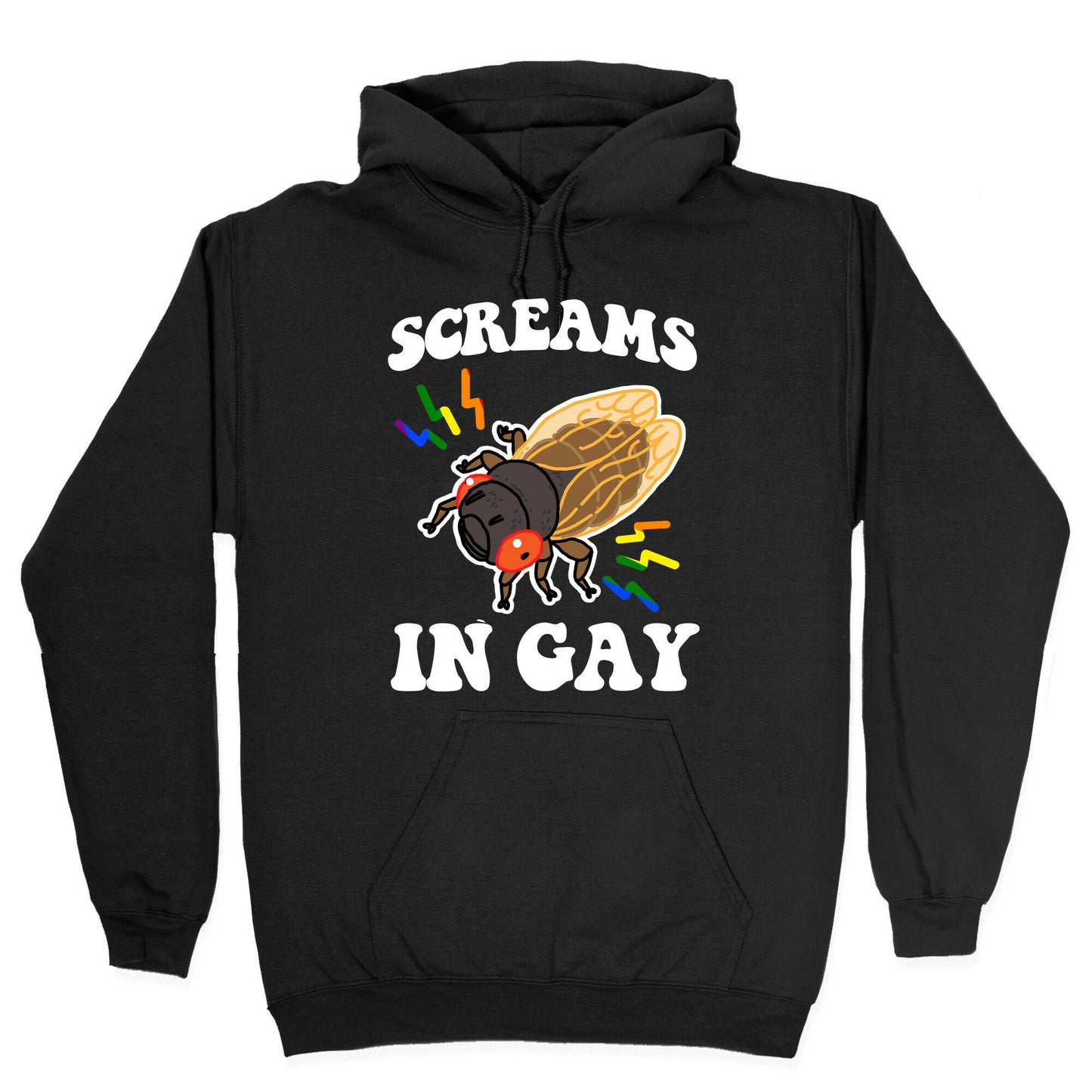 Screams in Gay Hoodie