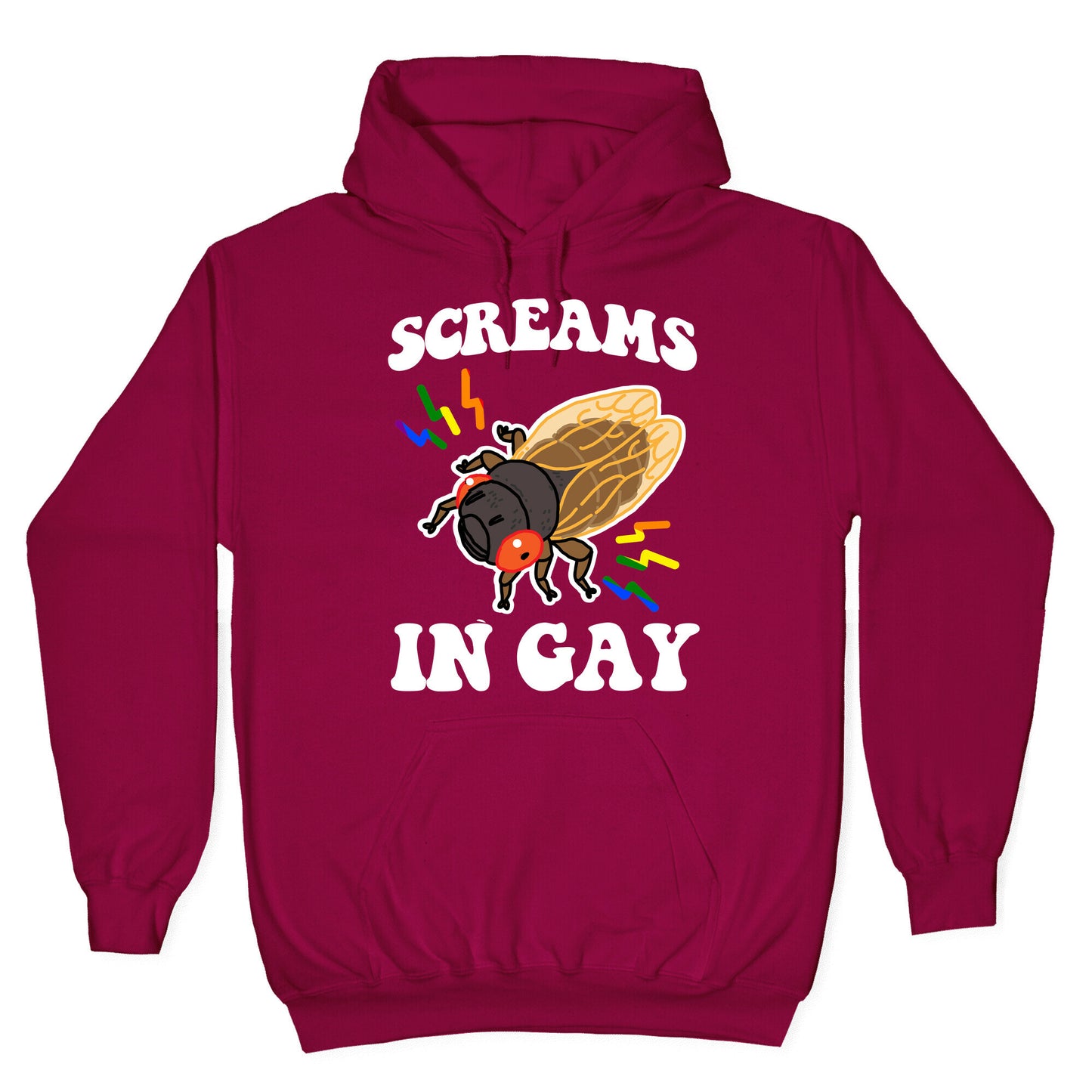 Screams in Gay Hoodie