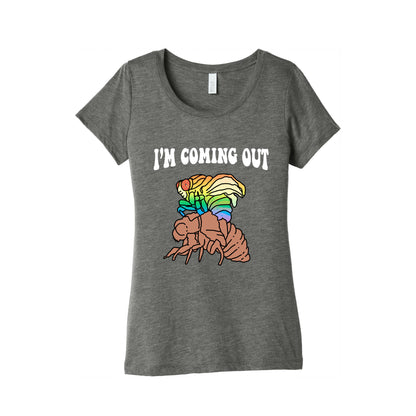 I'm Coming Out  Women's Triblend Tee