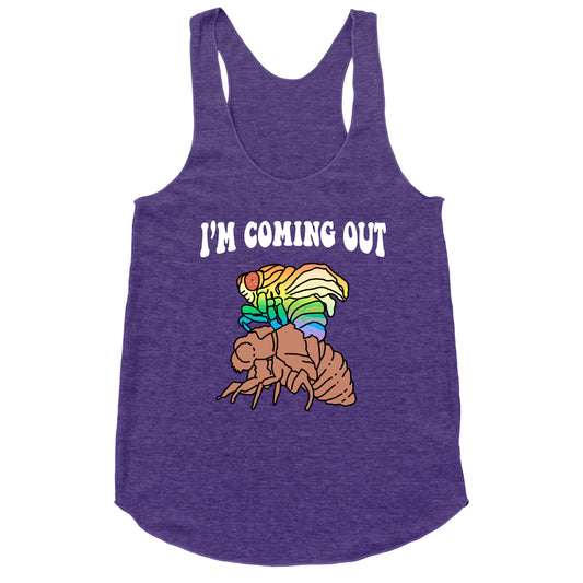 Im Coming Out  Racerback Tank