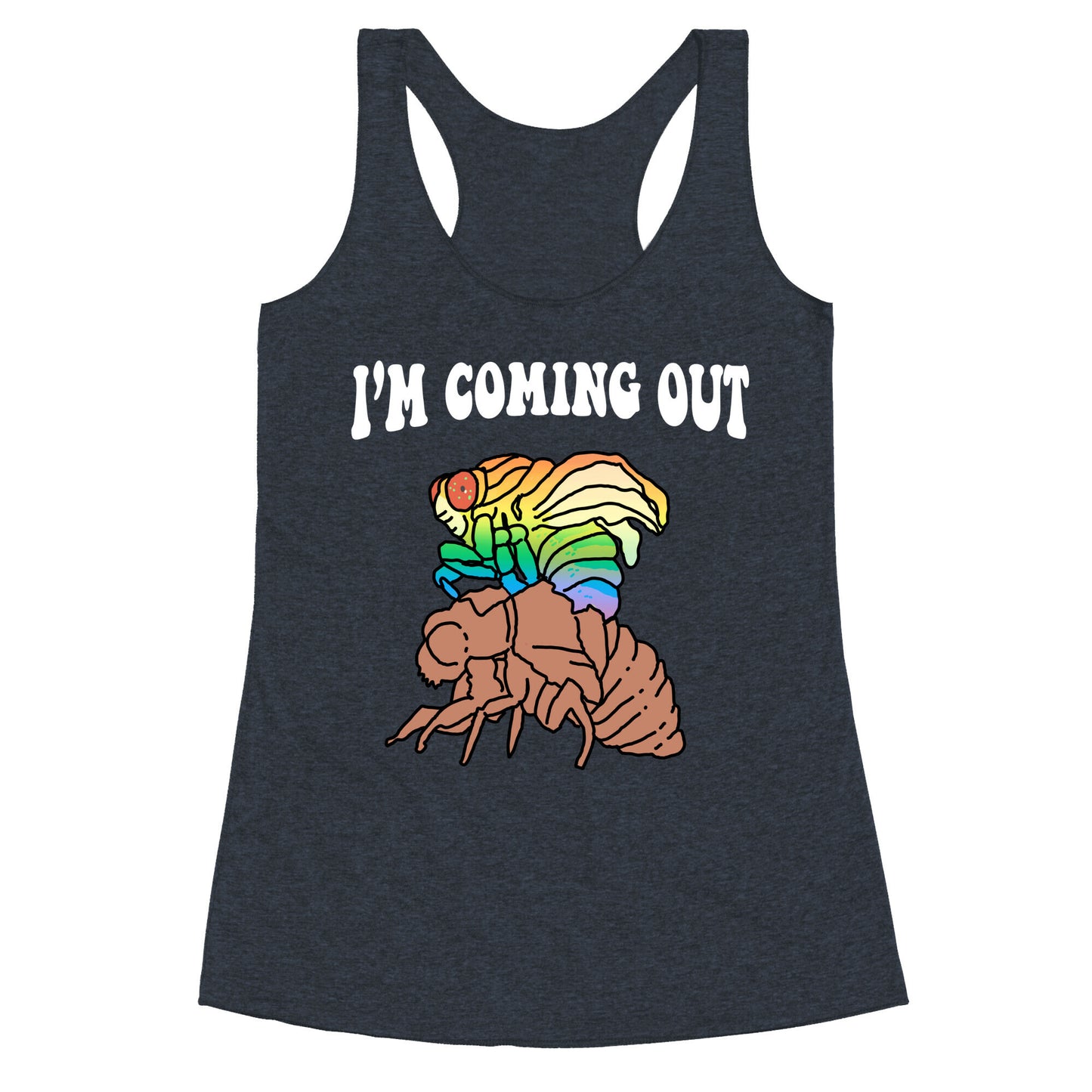 Im Coming Out  Racerback Tank