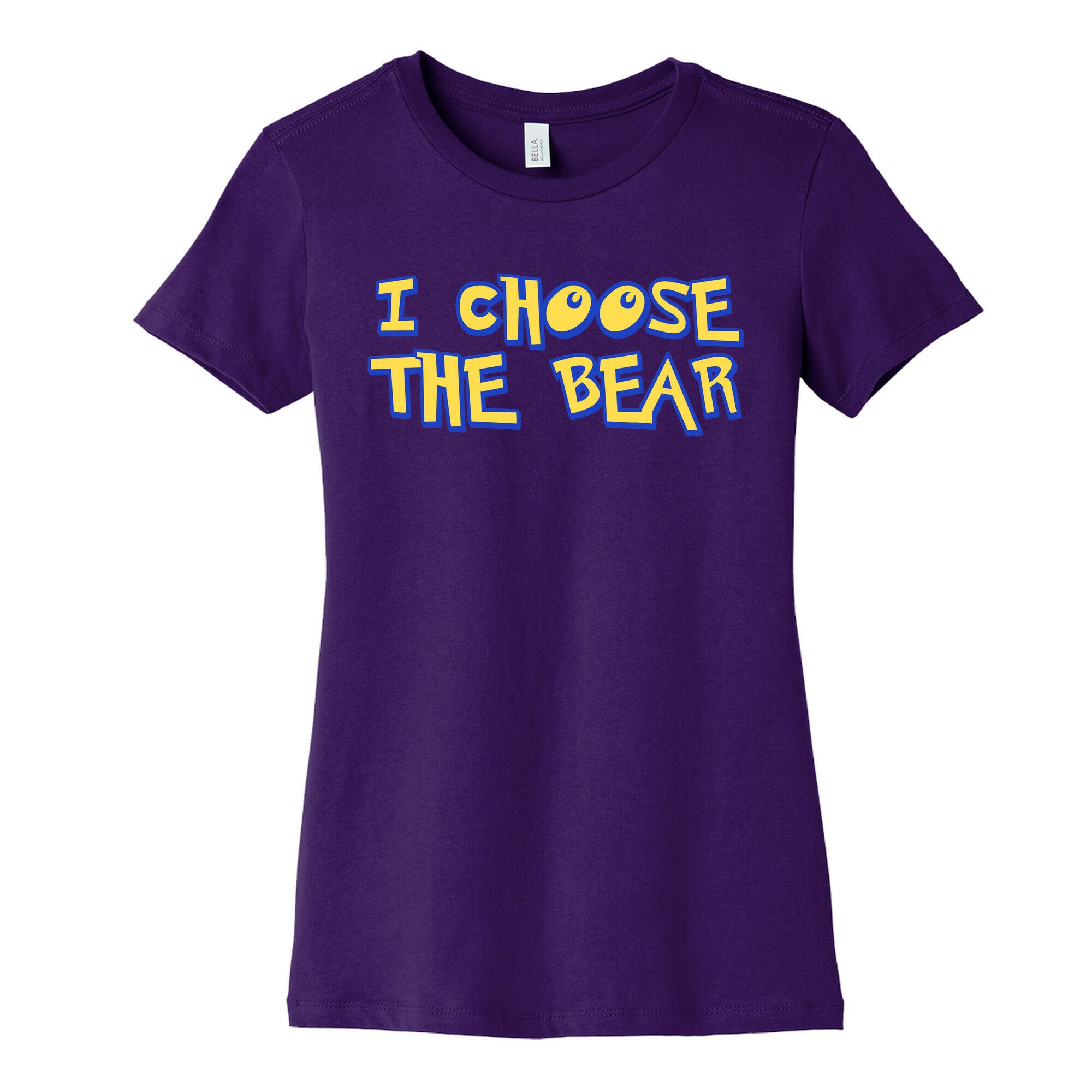 I Choose The Bear (90s Parody) Women's Cotton Tee