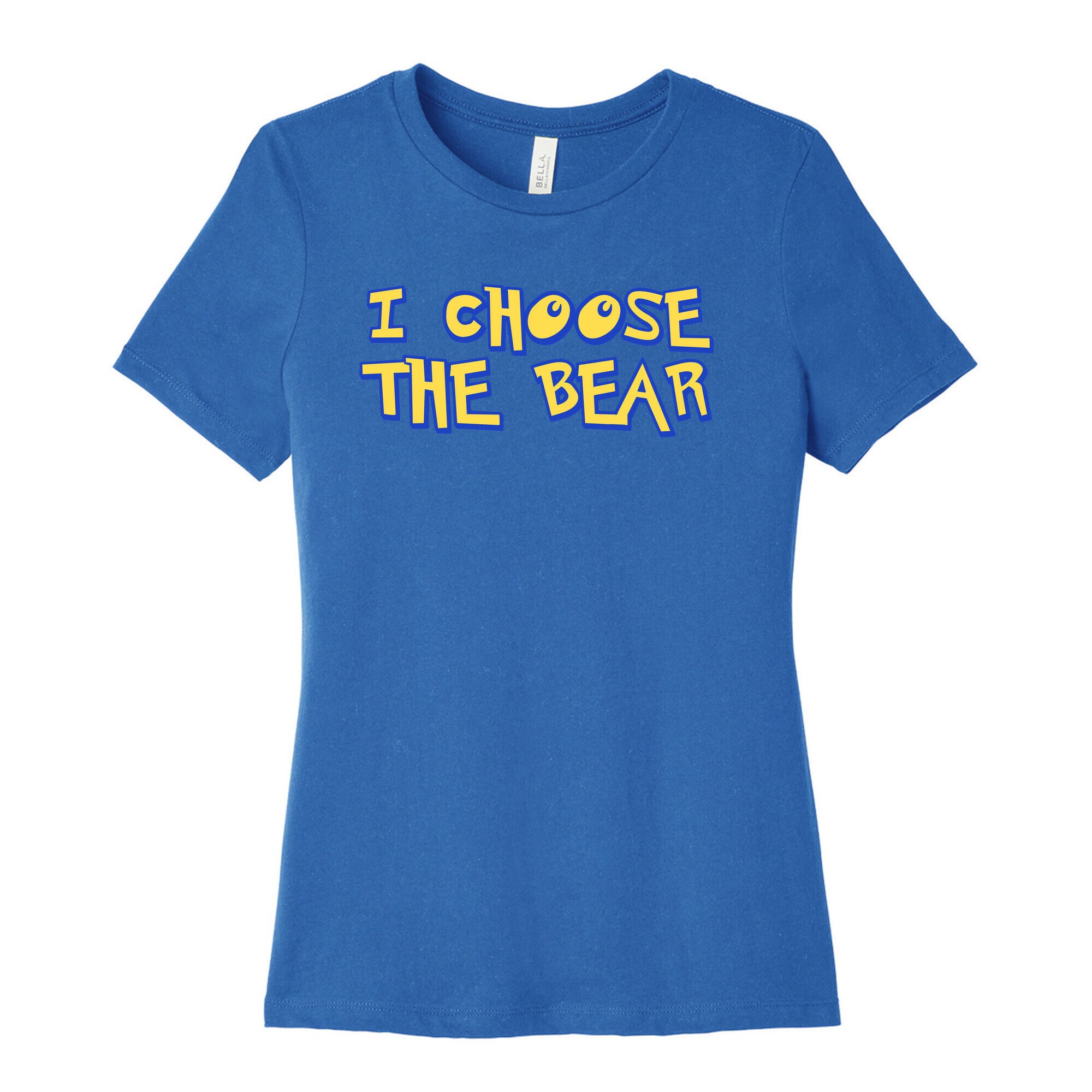 I Choose The Bear (90s Parody) Women's Cotton Tee