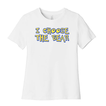 I Choose The Bear (90s Parody) Women's Cotton Tee