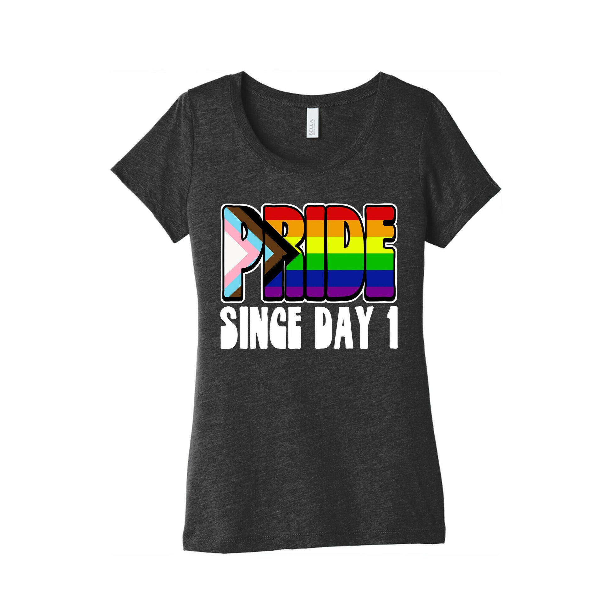 Pride Since Day 1 Womens Triblend Tee