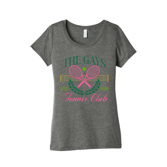 The Gays Tennis Club Womens Triblend Tee
