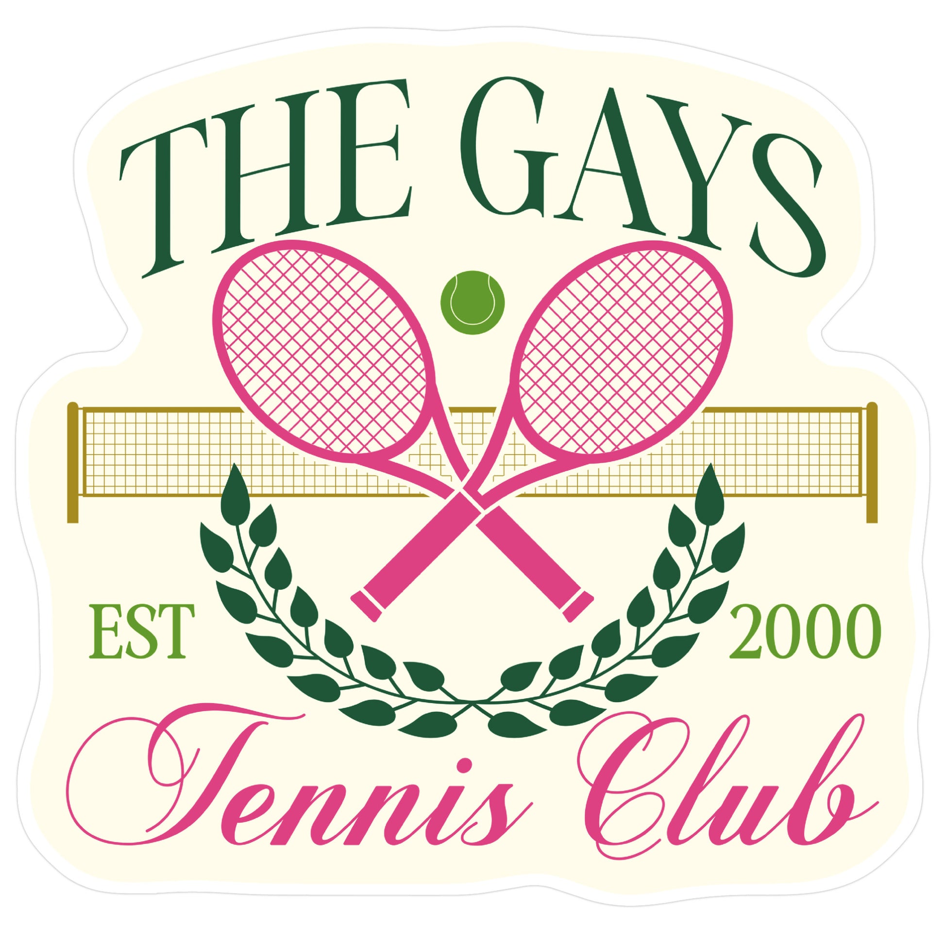The Gays Tennis Club Sticker