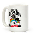 Baphomet I Put The Demon In Pride Month Coffee Mug