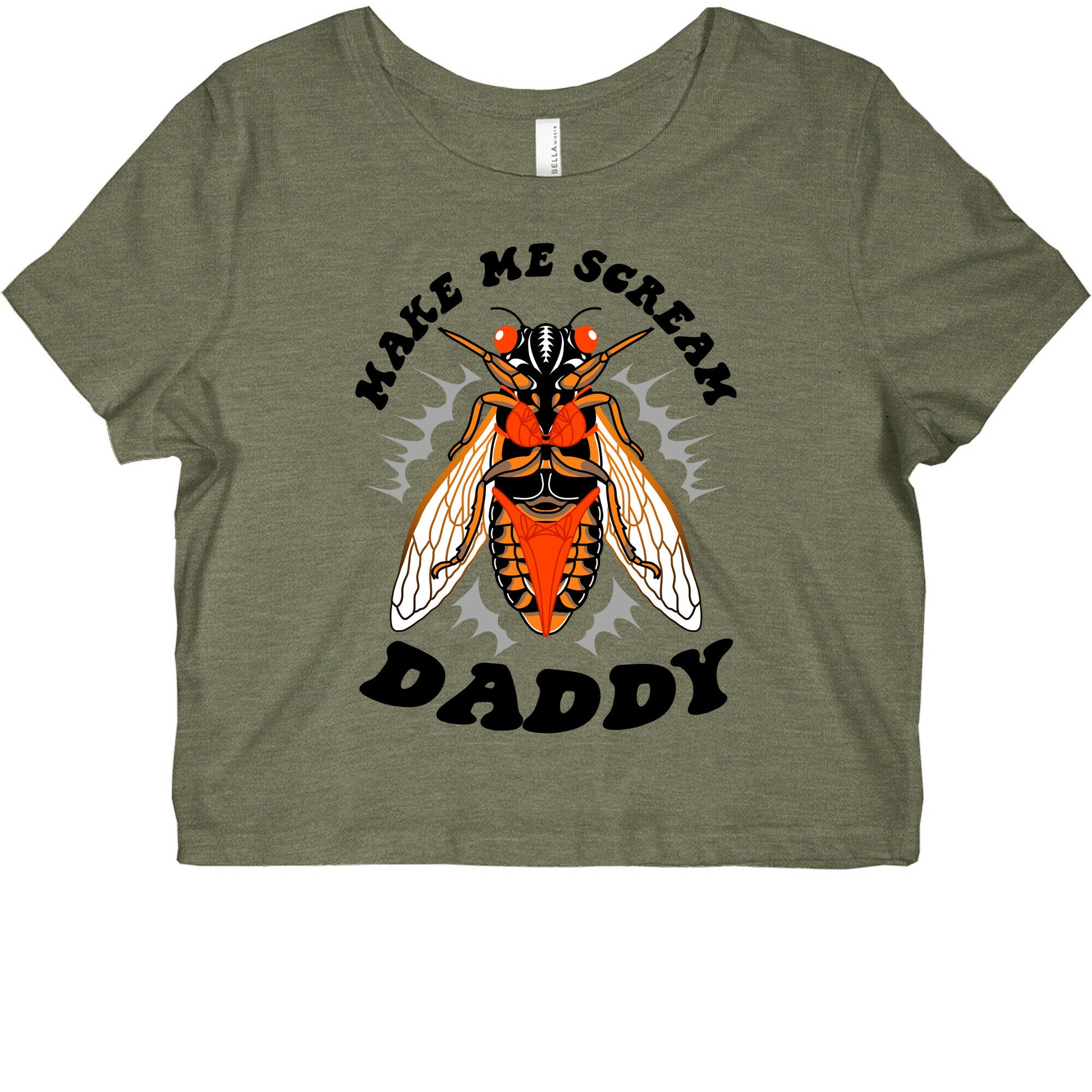 Make Me Scream Daddy Cicada  Graphic Baby Tee