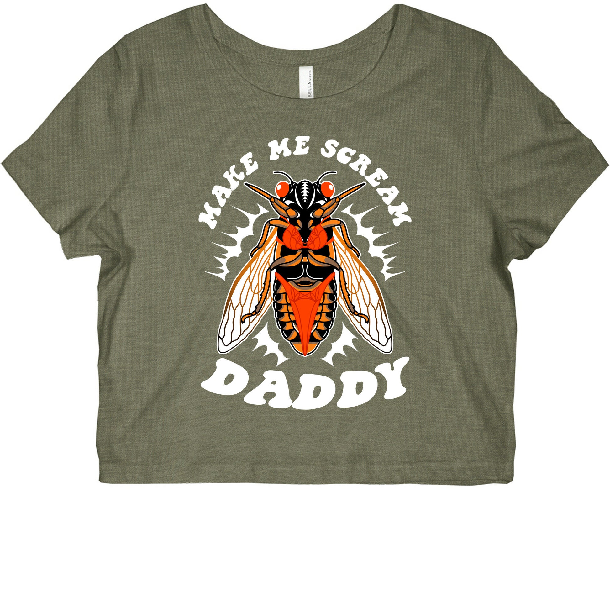 Make Me Scream Daddy Cicada  Graphic Baby Tee