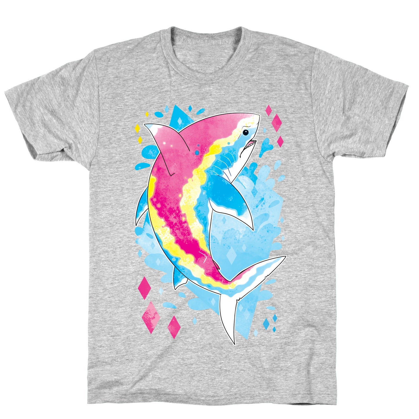 Pride Sharks: Pan T-Shirt