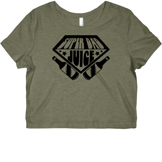Super Dad Juice Graphic Baby Tee