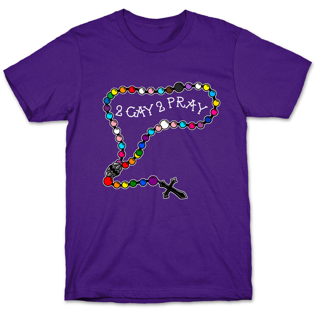 2 Gay 2 Pray T-Shirt