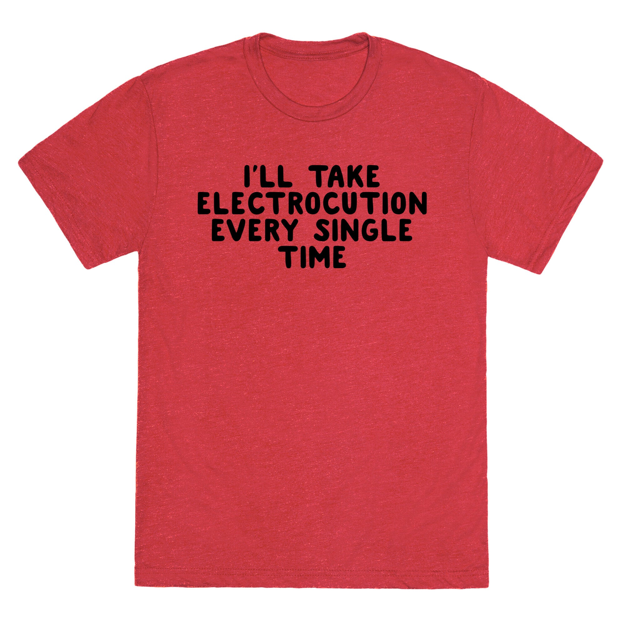 Trump Sharks or Electrocution Speech Quote Unisex Triblend Tee