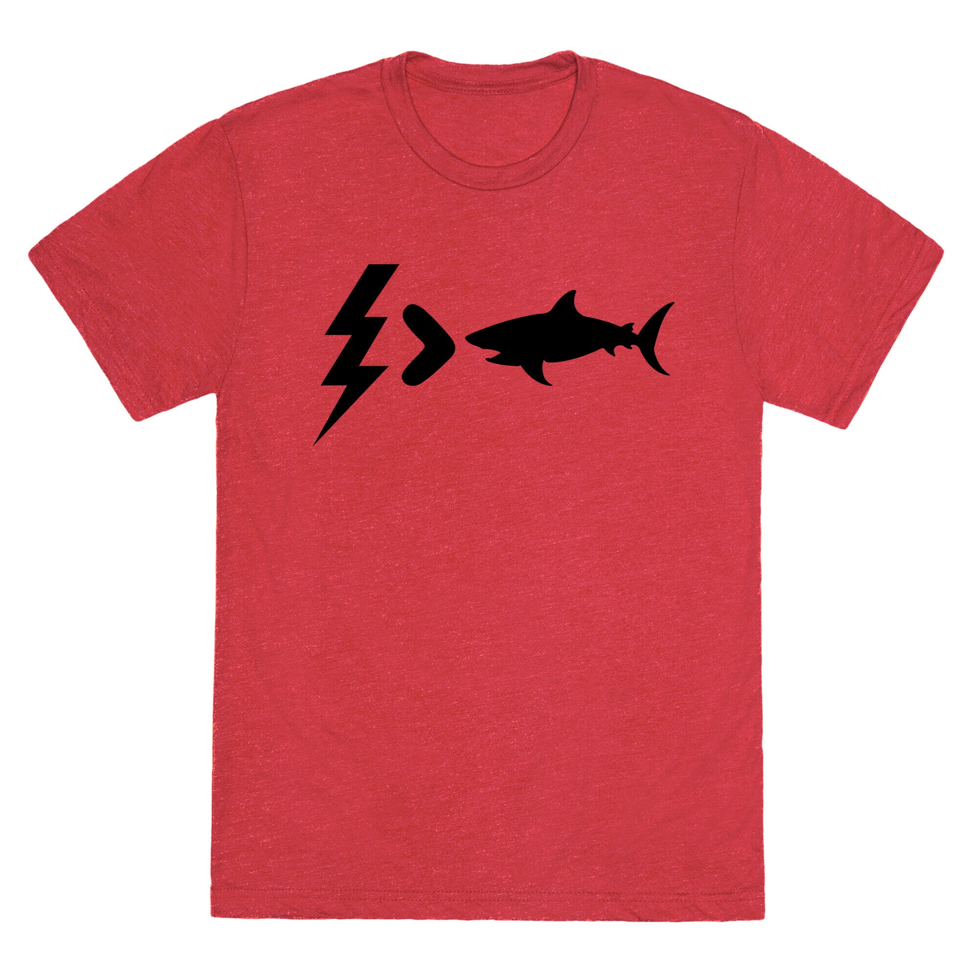 Electrocution Over Shark Trump Unisex Triblend Tee