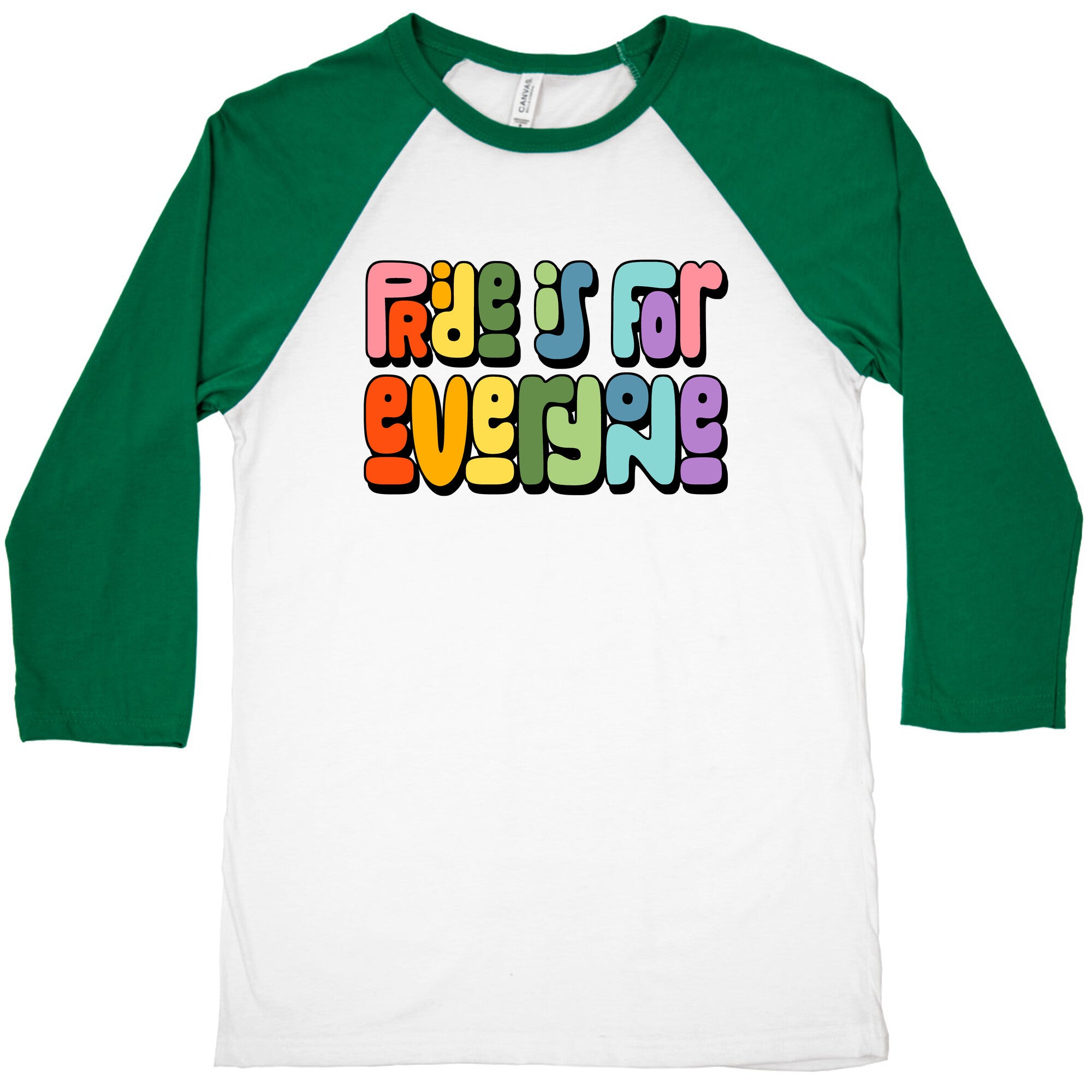 Pride Is For Everyone Baseball Tee