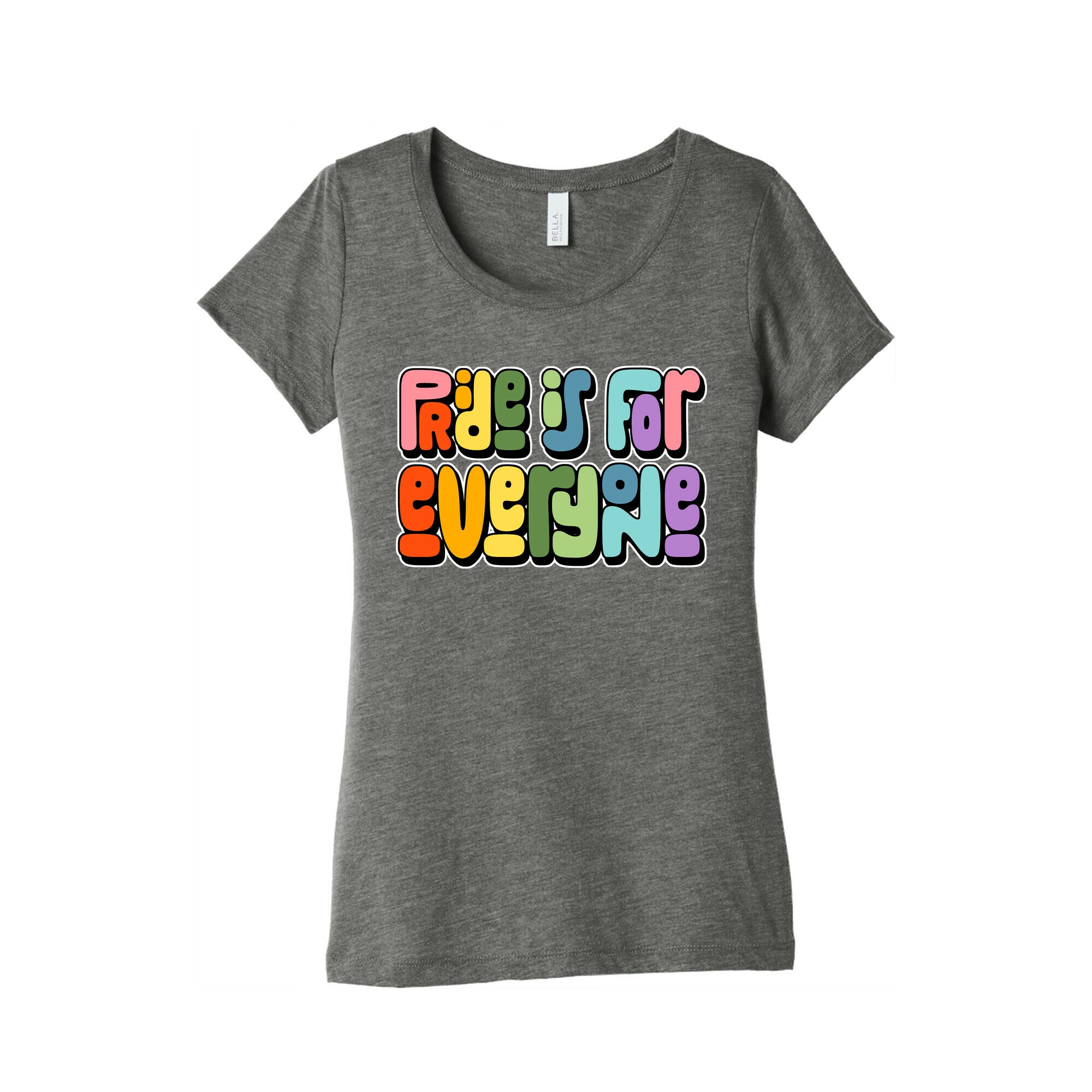 Pride Is For Everyone Womens Triblend Tee