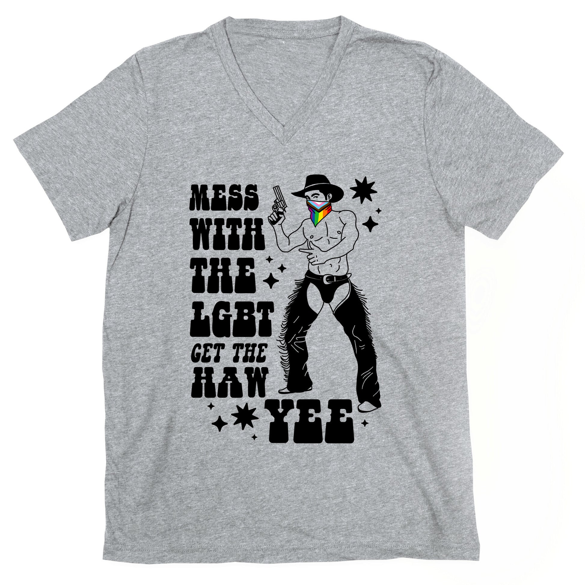 Mess With The LGBT Get The HAW YEE V-Neck