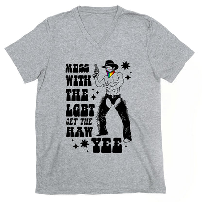 Mess With The LGBT Get The HAW YEE V-Neck