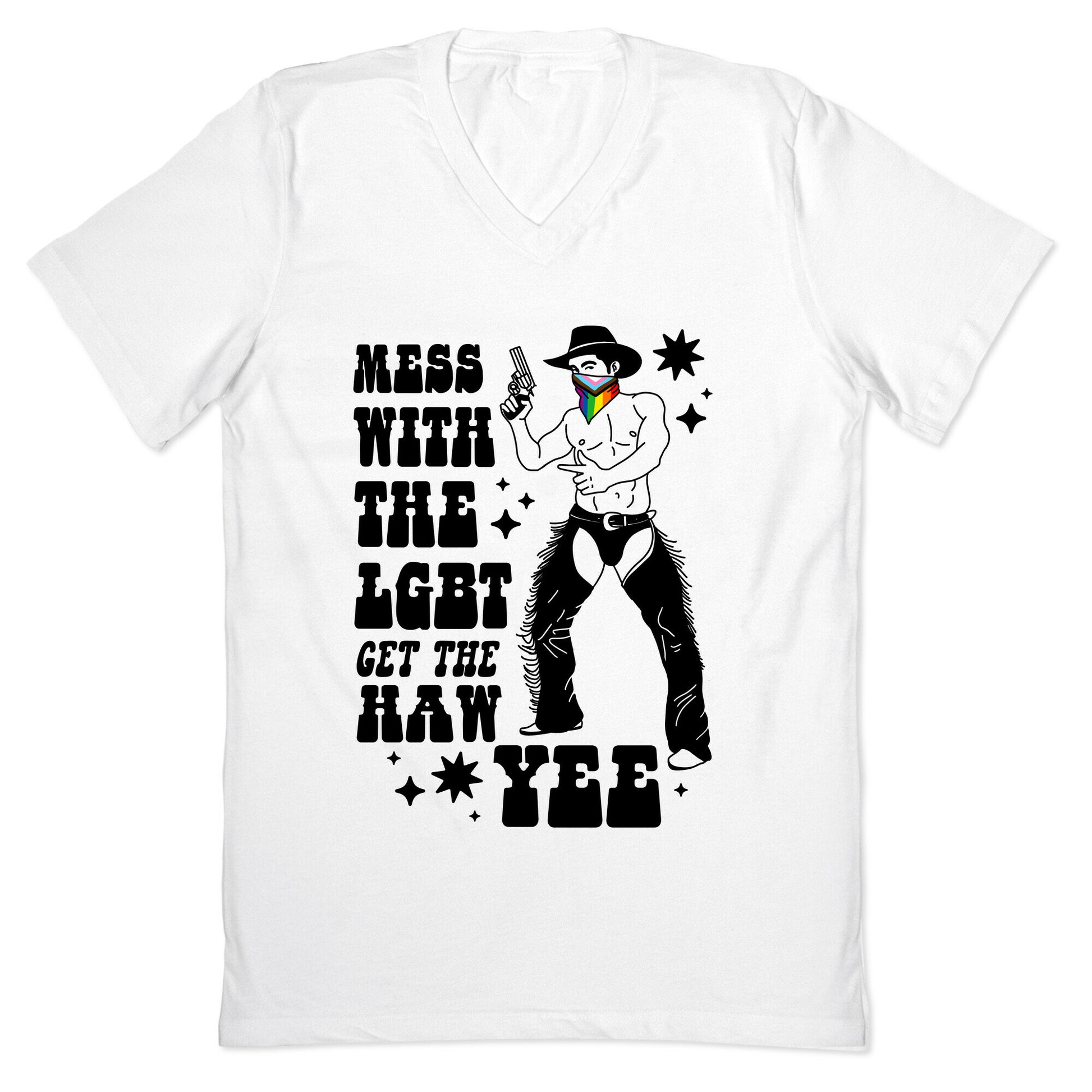 Mess With The LGBT Get The HAW YEE V-Neck