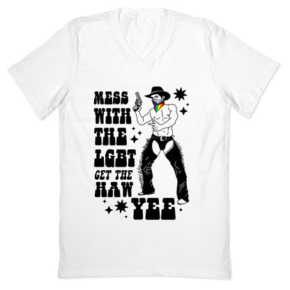 Mess With The LGBT Get The HAW YEE V-Neck