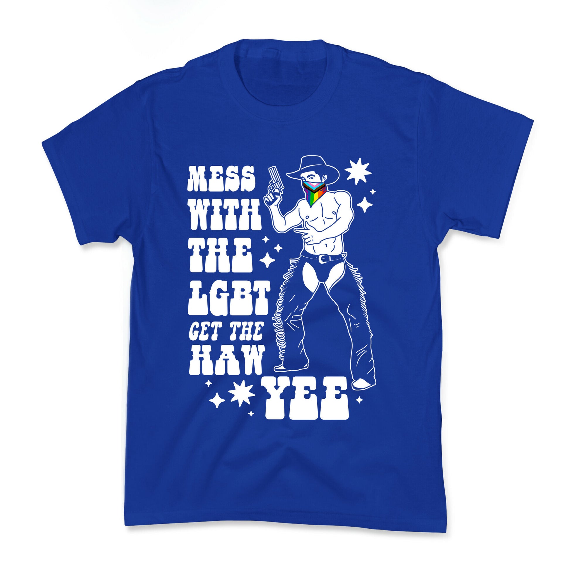Mess With The LGBT Get The HAW YEE Kids Tee