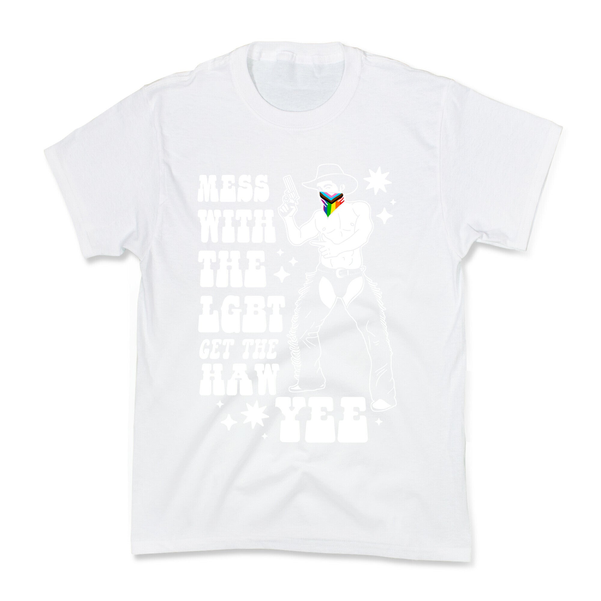 Mess With The LGBT Get The HAW YEE Kids Tee