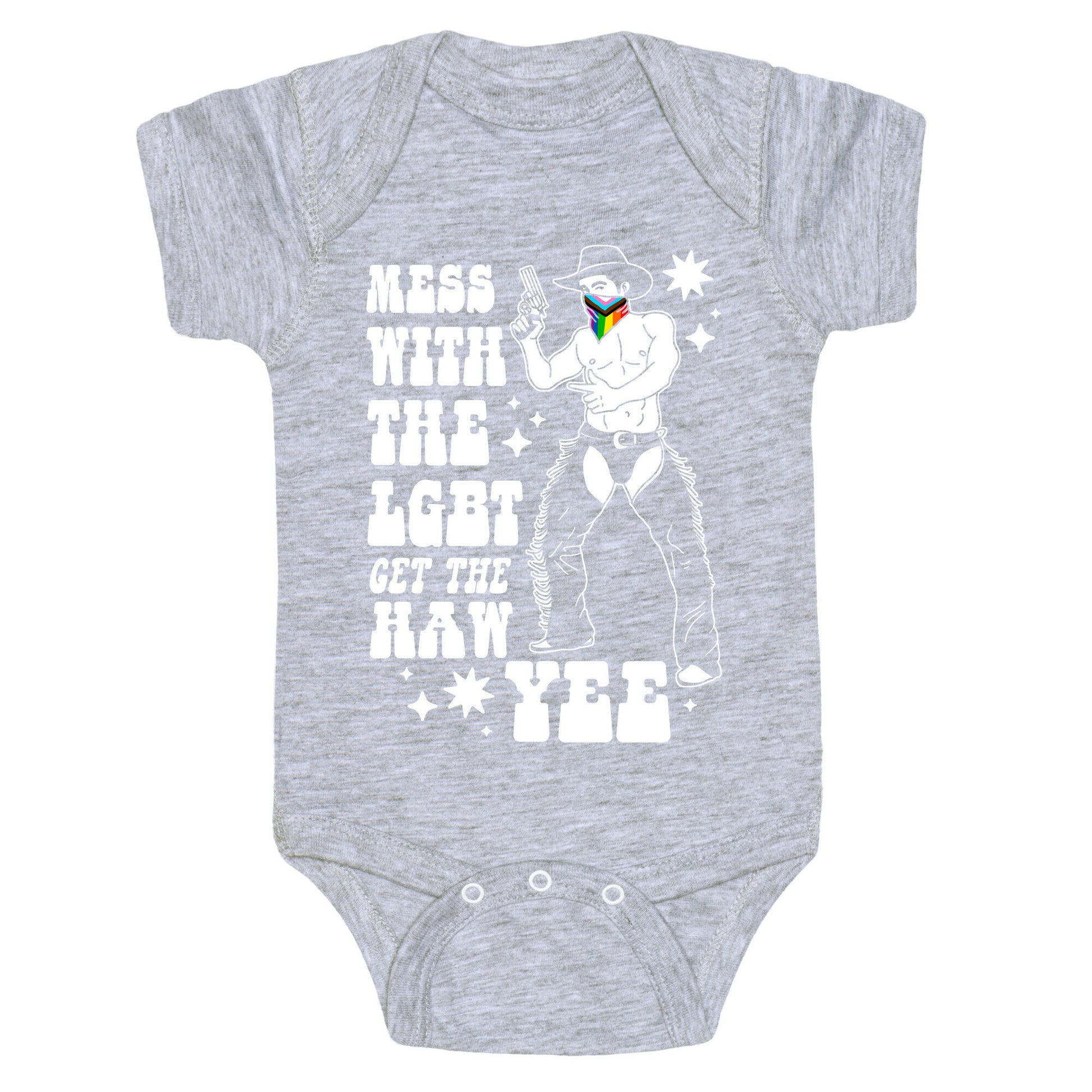 Mess With The LGBT Get The HAW YEE Baby One-Piece