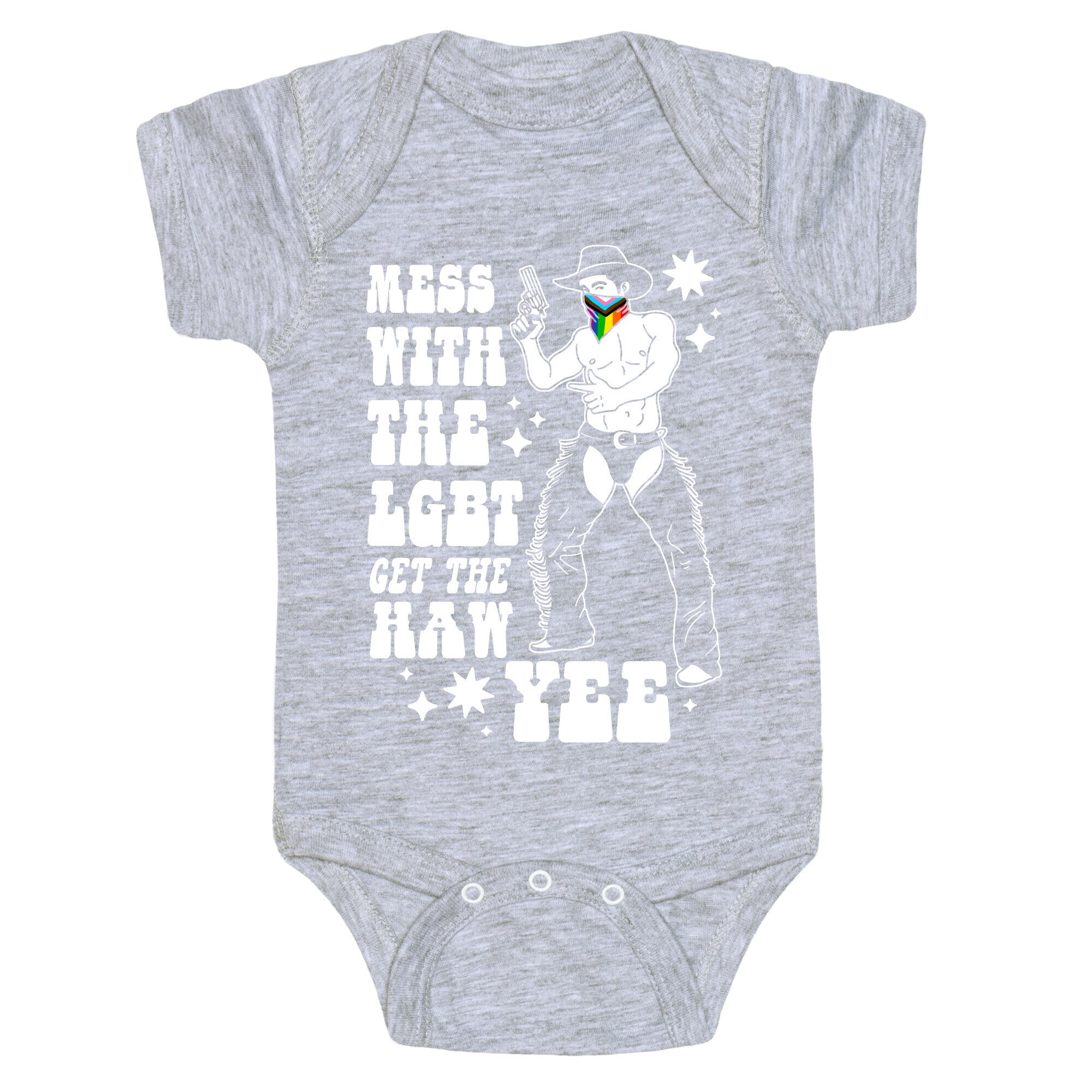 Mess With The LGBT Get The HAW YEE Baby One-Piece
