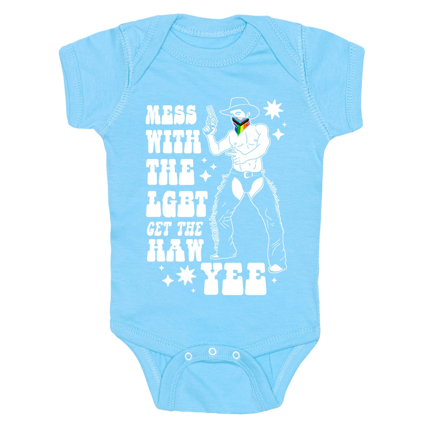 Mess With The LGBT Get The HAW YEE Baby One-Piece