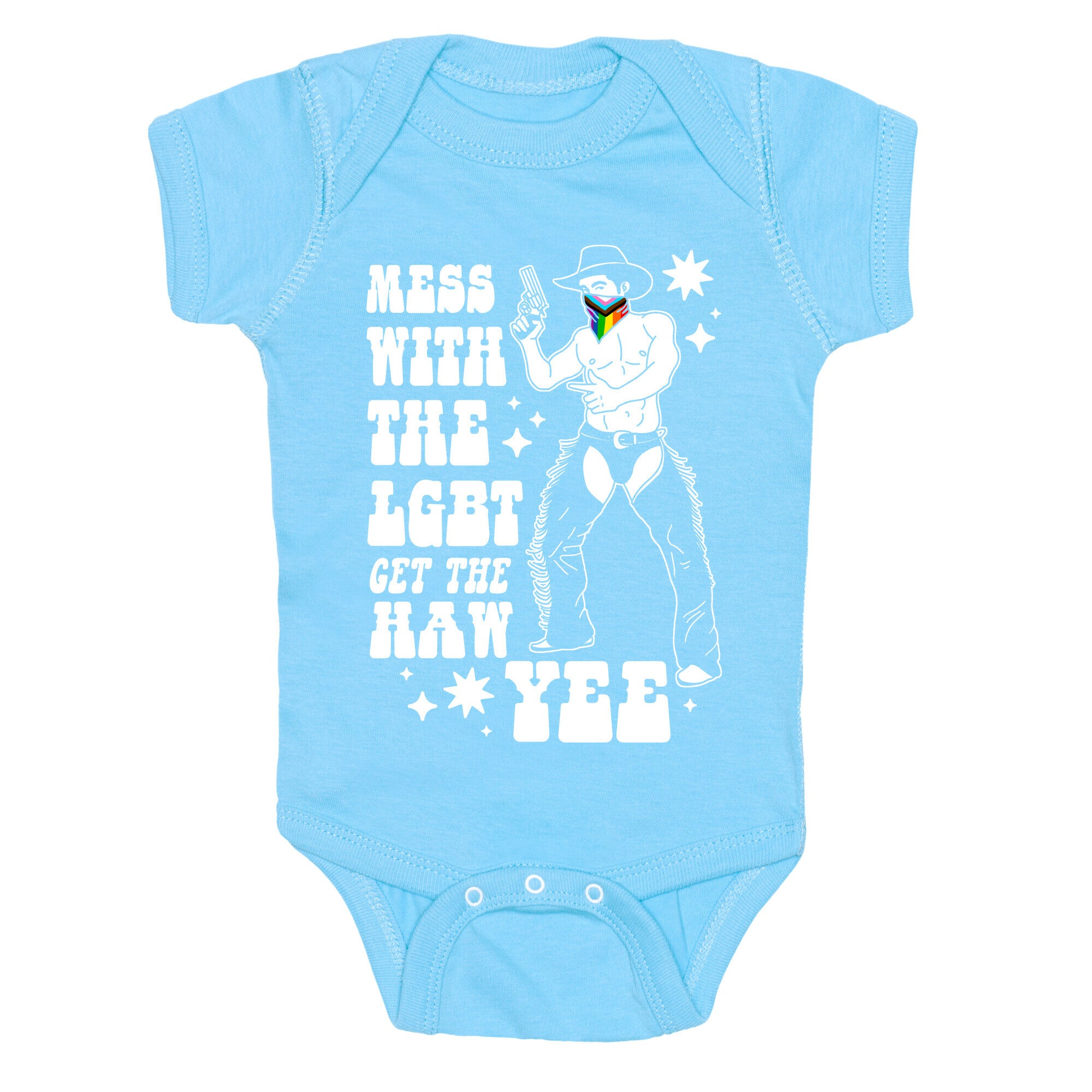 Mess With The LGBT Get The HAW YEE Baby One-Piece