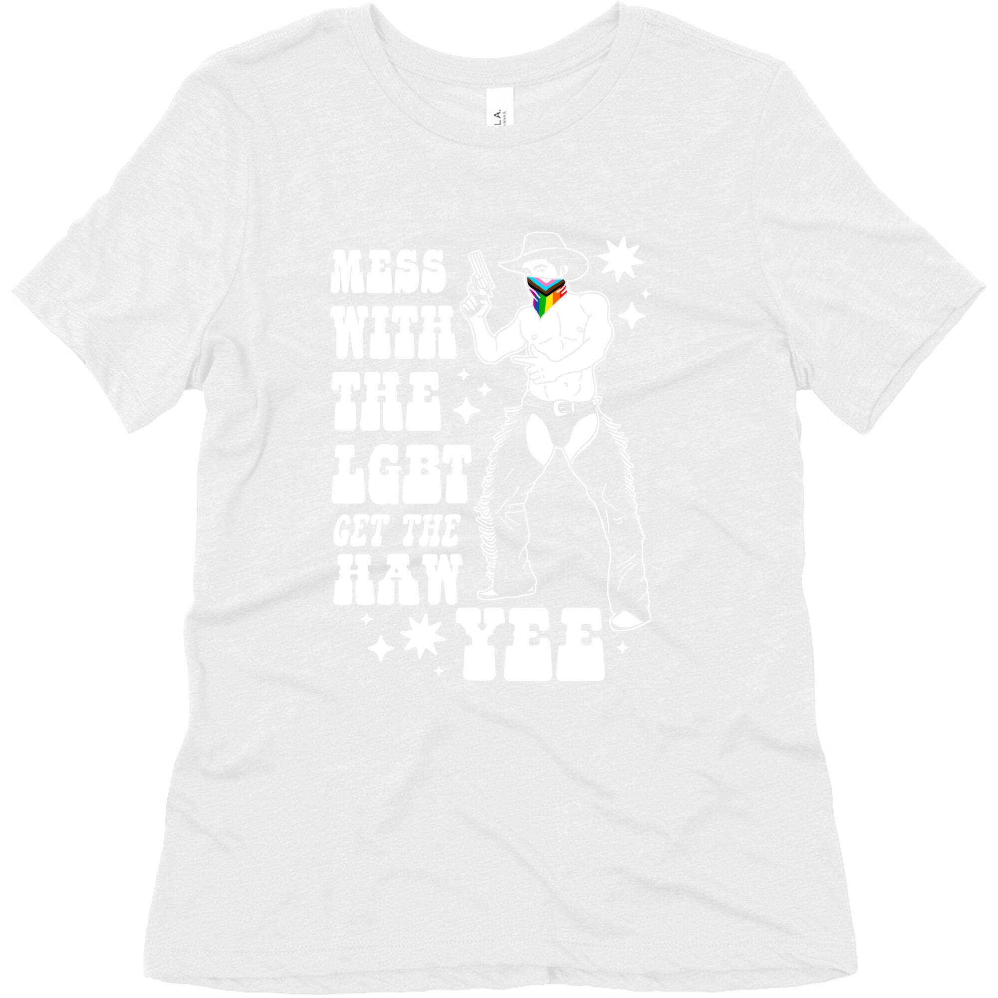 Mess With The LGBT Get The HAW YEE Womens Triblend Tee